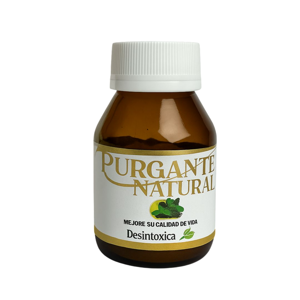 Frasco de Purgante Natural a base de plantas